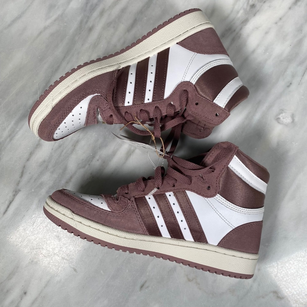 NEW adidas Top Ten RB‎ Shoes Sneakers HP9550 Women's 6.5 White Purple Mauve - Picture 6 of 10